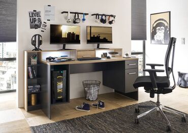 fırlanan stullar: Ofis və ya ev üçün çalışma masası. Türkiyə istehsalı 18mm qalınlıqlı