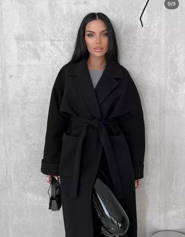 женские зимние куртки бишкек: Пальто, Халат, Осень-весна, Длинная модель, С поясом, Стандарт