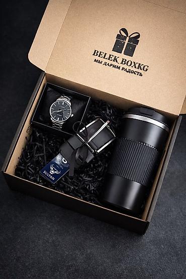 Подарки и сувениры: ПОДАРКИ НА 23 февраля Подарочные наборы Belek BoxKG — стильные мужские — 7