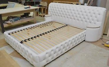 Ремонт, реставрация мебели: Реставрация мягкой мебели Перетяжка ткань стульев и пакраска дерево — 9