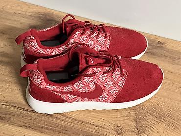 утепленные кроссовки: Кроссовки, 42.5, Nike, Б/у, цвет - Красный, Самовывоз, Платная доставка — 7