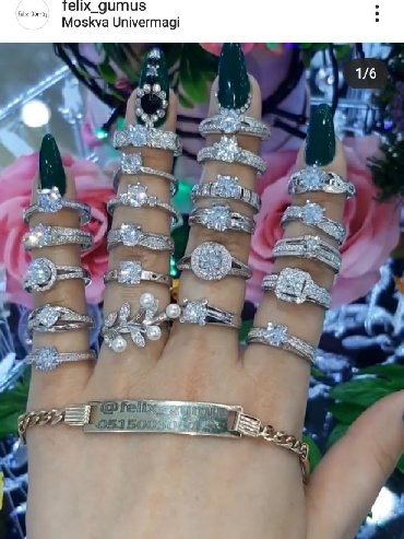 Digər bijuteriyalar: Gümüş dəst, qarnitur,üzük,sep ve daha çoxu üçün : Ünvan : Moskva — 30