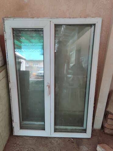 станок пластик окно: Пластиковое окно, цвет - Белый, Б/у, 140 *100, Самовывоз