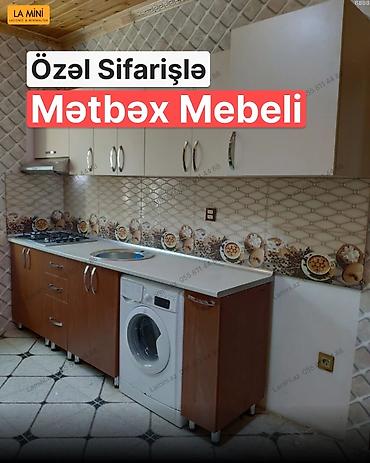 Sifarişlə mətbəx dəsti, Özü çəkən petlələr, Sadə laminat