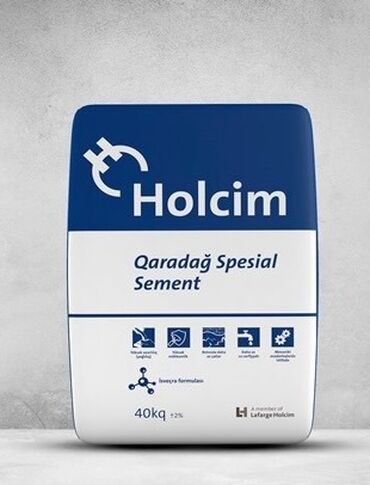 Sement: Sement, Portlandsement, A-Klass, M-400, Holcim, Pulsuz çatdırılma, Kredit yoxdur