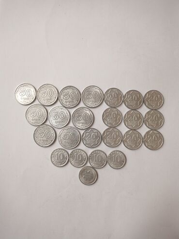 Sikkələr: 2-3-5 -20-50 -1m -qəpiklər Vatsap var. Siyahı var.Başqa dəmir və kağız — 9