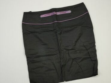 czarne jeansy straight leg: Spódnica, 4XL (EU 48), stan - Dobry