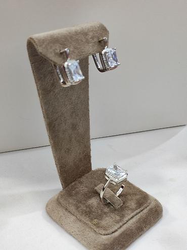 Серебряные наборы украшений: Серебряный Набор 925 пробы Дизайн под Италия Размеры имеются Цена — 9