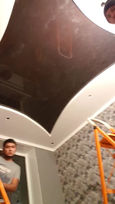 Натяжной потолок: Натяжной потолок Глянцевое, Матовое, 3D потолки Монтаж, Бесплатный замер, Демонтаж — 14