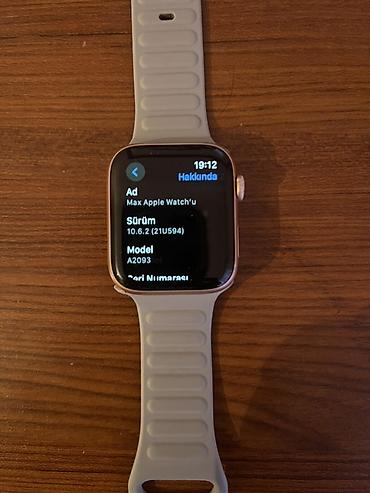 smart saat: İşlənmiş, Smart saat, Apple, Sensor ekran, rəng - Qızılı — 2