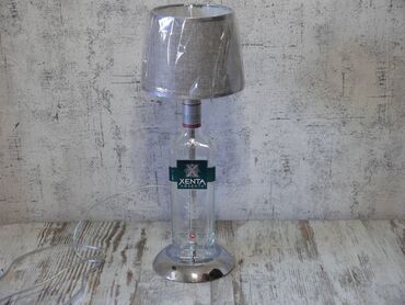 Рабочие настольные лампы: Светильник ночник. настольная лампа из бутылки виски и крепких — 10