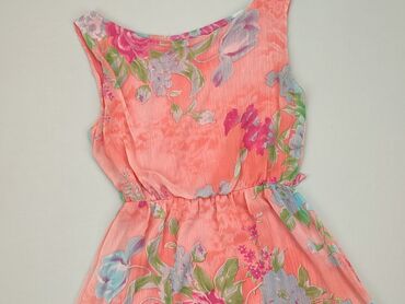 różowa sukienki w kwiaty: Sukienka, S, stan - Dobry