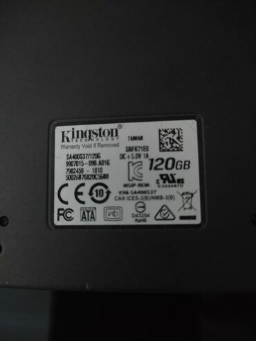 ssd disk qiymeti: Внутренний Накопитель SSD Kingston, 120 ГБ, 2.5"
