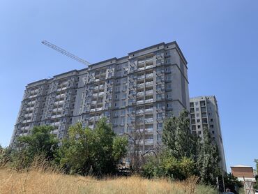 однокомнатные квартиры ош: 1 комната, 48 м², 6 этаж, ПСО (под самоотделку)