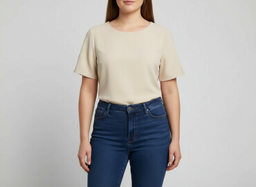 bluzki w serek plus size: Жіноча блуза, розмір 2XL
