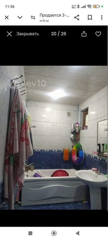 Həyət evləri və villaların satışı: Bakıxanov qəs. 3 otaqlı, 80 kv. m, Orta təmir — 15