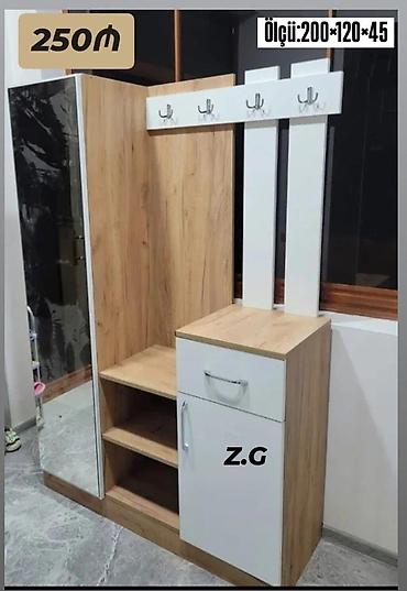 armada mebel: Dəhliz üçün kombinə edilmiş asılqan və şkaf sistemi - Ölçü: 200 × 120 — 1