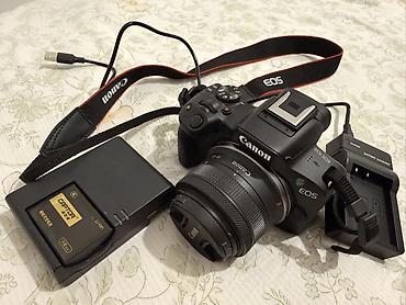 пушка для натяжной: Canon EOS R50 с объективом RF-S 18–45mm F4.5–6.3 IS STM Состояние — 5