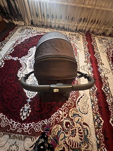 Коляски: Коляска, цвет - Черный, Б/у — 5