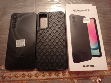 adabdır: Samsung Galaxy A24 4G, 128 GB, rəng - Qara, Sensor, Barmaq izi, İki sim kartlı