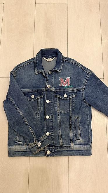 бир: Детская джинсовая куртка H&M (рост 134 см, указано US 8–9Y/UK — 2