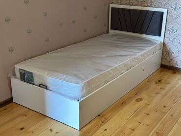 турманиевый матрас: Новый, Односпальная кровать, С подъемным механизмом, С матрасом, Без выдвижных ящиков, Азербайджан