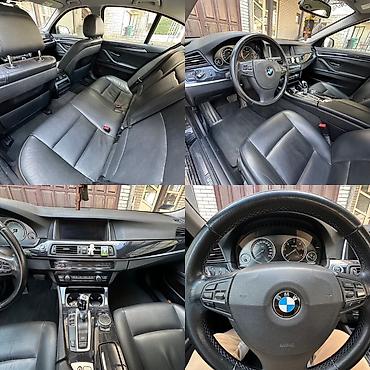 BMW: BMW Serije 5 (F10) – limuzina, crna boja - Motor: dizel, 2.0 — 19