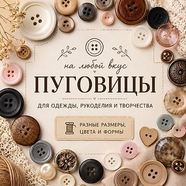 фирма бутон: Пуговицы в индивидуальных пакетах. Цена на каждом за пакетик — 1