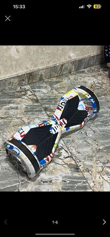 informatika test toplusu 2023: Öz-özünə tarazlanan skuter (hoverboard) - Korpus: rəngarəng