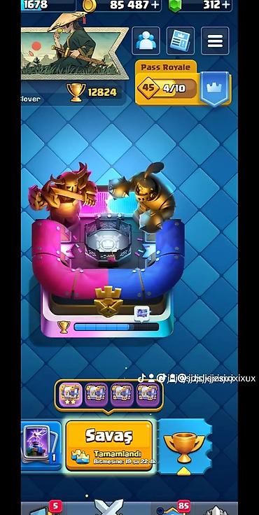 Digər kolleksiyalar: Brawl Stars və Clash royale hesabı birlikde 20azn - Kuboklar: 32 926+ — 8
