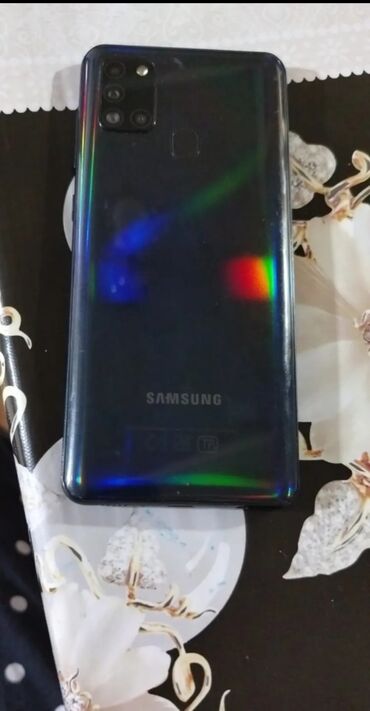 панасоник музыкальный центр: Samsung Galaxy A21S, цвет - Черный, Отпечаток пальца