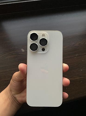 IPhone 15 Pro, Б/у, 128 ГБ, Natural Titanium, Зарядное устройство, Защитное стекло, Чехол, 83 % at lalafo.kg IPhone 15 Pro, Б/у, 128 ГБ, Natural Titanium, Зарядное устройство, Защитное стекло, Чехол, 83 %