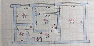 Продажа квартир: 2 комнаты, 42 м², Индивидуалка, 8 этаж, Старый ремонт — 10