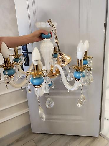 İşıqlandırma: Çılçıraq, 6 lampa, Metal — 2