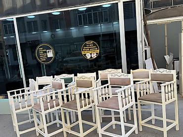 bar mebel: Vizajist/makeup üçün hündür kreslolar – klassik dizayn - Model — 2