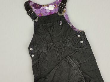 czarna spódniczka z wysokim stanem: Dungarees, H&M, 9-12 months, condition - Good