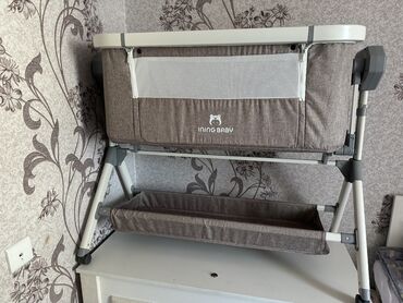 бу кровать купить: Универсальная приставная кроватка-колыбель Ining Baby в сером цвете