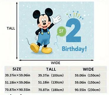 Ostali aksesoari za decu: Dekoracija za drugi rodjendan - decak Sve novo ne korisceno 2500 — 9