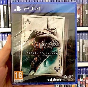 batman arkham knight: PS4 oyunu: Batman: Return to Arkham Məzmun: - Remaster kolleksiyası – — 1