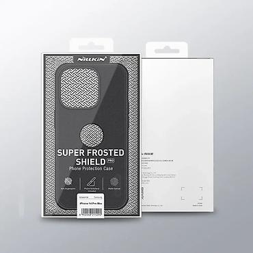 Maske i futrole za telefone: Maska Nillkin Scrub Pro za iPhone 14 Pro Max 6.7 plava (sa otvorom za — 10
