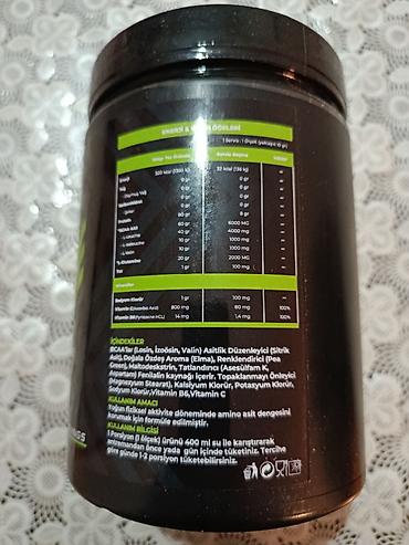 İdman qidaları: NUTRIKING Nutrition Ultra Premium BCAA PLUS+ (Green Apple) - Tərkib — 2