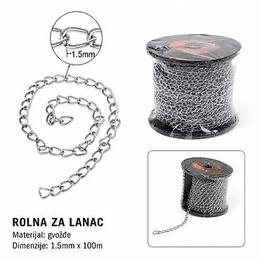 KMT Blister pakovanje gvozdeni lanac 9360080 Opis: Gvozdeni lanac na