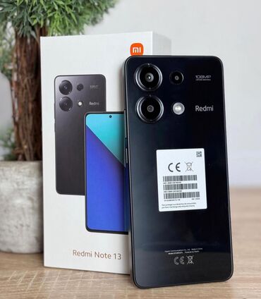 телефон редми 12с: Xiaomi, Redmi Note 13, Новый, 256 ГБ, цвет - Черный, 2 SIM