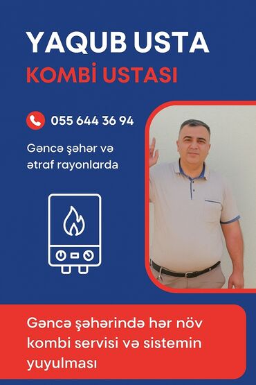 бу морозильные камеры: Yaqub Usta tərəfindən Gəncə şəhərində və ətraf rayonlarda kombilərin