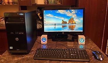 mini pc computer: HP stolüstü kompüter seti Tərkibi: - HP Pro sistem bloku - Intel Core — 2