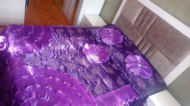 2 kh spalnuyu krovat: Покрывало цвет - Фиолетовый