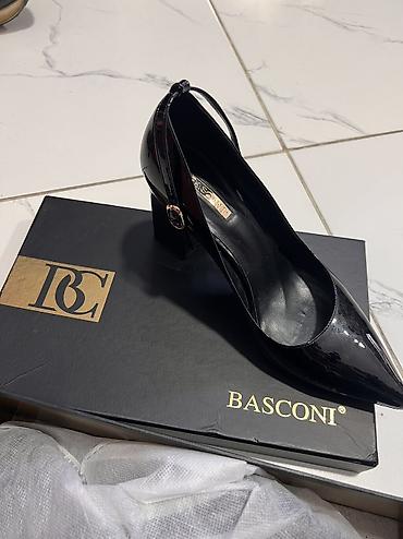 балотный сапоги: Туфли, 37, Basconi, Б/у, цвет - Черный — 3