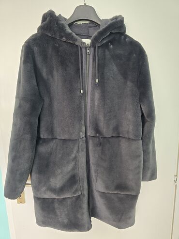 mona rs kaputi: 2XL (EU 44), Without lining, Faux fur, color - Grey