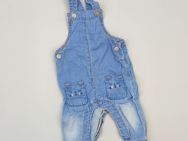 legginsy prążkowane bambusowe: Dungarees, 6-9 months, condition - Very good