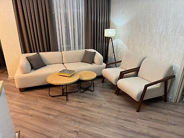 mebel divanlar: Skandinaviya üslubunda mebel dəsti Tərkib: Fabrik istehsali - 3 — 2